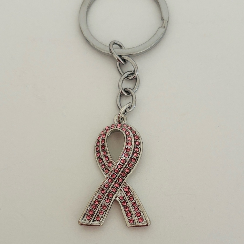 Breast  Cancer Awareness Keychain with Pouch